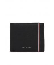 TOMMY HILFIGER TH COMMUTER Porte-feuille en cuire le noir - Portefeuilles Homme - 1
