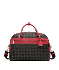 POLLINI HERITAGE TRAVEL Sac de sport avec bandouli&egrave;re laque noire - Sacs de voyage - 1