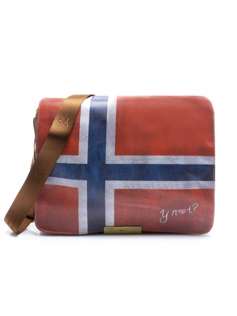 YNOT FLAG VINTAGE Sac messager à bandoulière Norvège - Porte Documents Travail