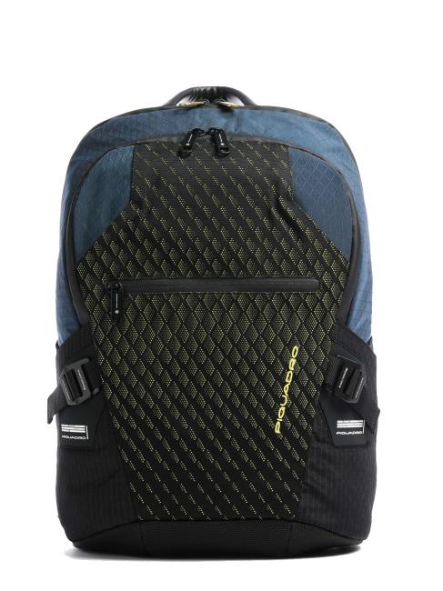 PIQUADRO PQ-Y Sac à dos ordinateur 14" bleu jaune - Sacs à dos pour ordinateur portable