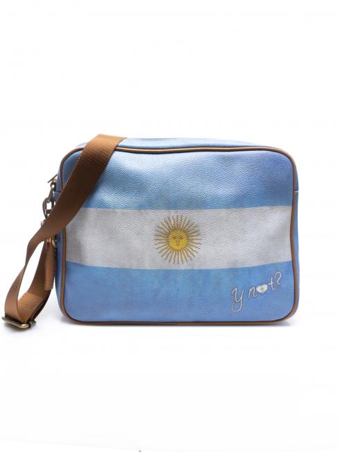 YNOT FLAG VINTAGE Sac reporter porté épaule argentin - Sacs pour Femme