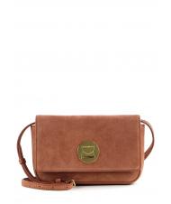 COCCINELLE BORSA MINI Mini sac &agrave; bandouli&egrave;re en cuir su&eacute;d&eacute; cannelle - Sacs pour Femme - 1