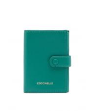 COCCINELLE EASY POCKET Portefeuille en cuir textur&eacute; - Portefeuilles Femme
