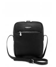 SPALDING TOURIST Sac en cuir noir - Sacs en Bandouli&egrave;res pour Homme - 1
