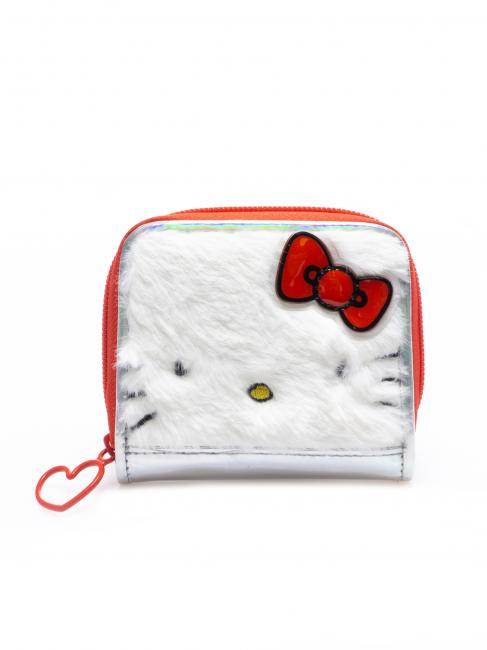 HELLO KITTY FURRY  Mini portefeuille zippé blanc - Sacs et accessoires Enfants