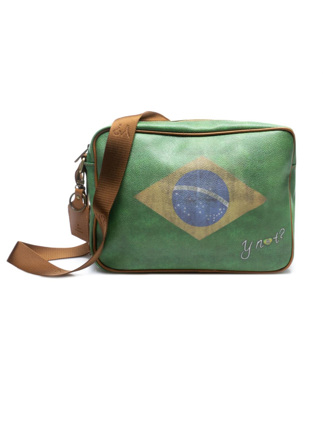 Ynot Flag Vintage Sac Reporter Porte Epaule Bresil Achetez A Prix Outlet