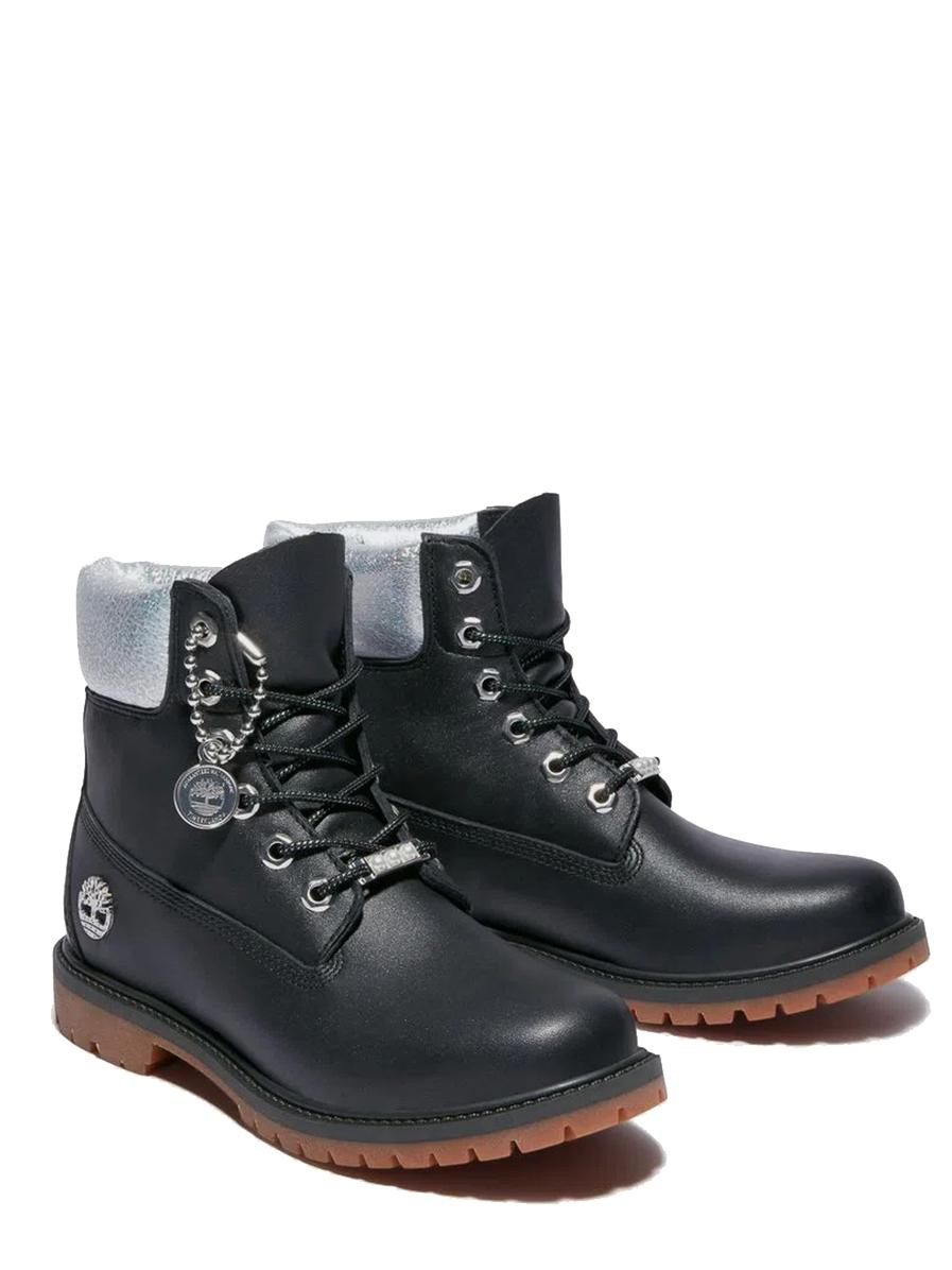 Timberland 6 Inch Heritage Bottines En Cuir Jetblack Achetez