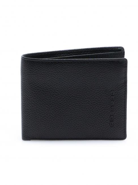 PIQUADRO X1 Porte-feuille en cuire Noir - Portefeuilles Homme
