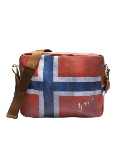 YNOT FLAG VINTAGE Sac à bandoulière moyen Norvège - Sacs pour Femme