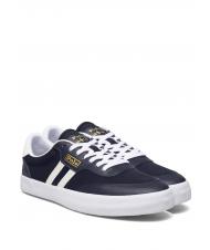 RALPH LAUREN CORT VLC Basket blanc / marine / cr&egrave;me - Chaussures Homme - 1