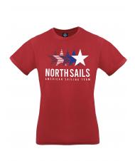 NORTH SAILS AMERICAN SAILING TEAM T-shirt en cotton rouge - T-shirt - 1