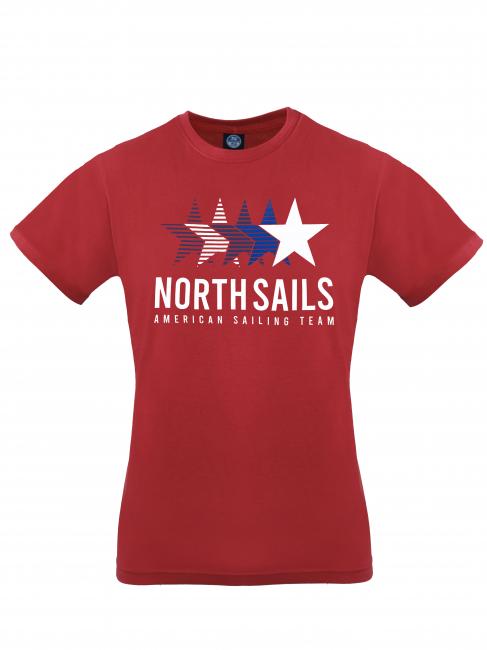 NORTH SAILS AMERICAN SAILING TEAM T-shirt en cotton rouge - T-shirt