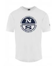 NORTH SAILS MARINE & OCEANS T-shirt en cotton blanche - T-shirt - 1