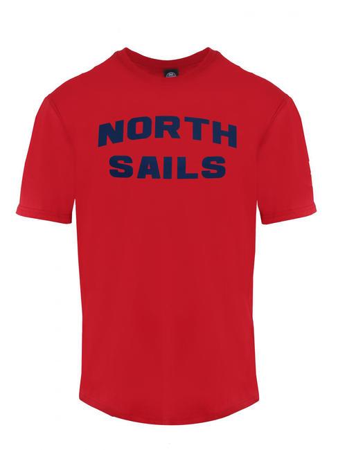NORTH SAILS LOGO T-shirt en cotton rouge - T-shirt