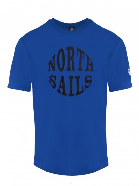 NORTH SAILS ROUND LOGO T-shirt en cotton bluette - T-shirt
