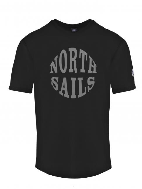 NORTH SAILS ROUND LOGO T-shirt en cotton noir - T-shirt