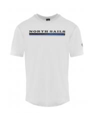 NORTH SAILS NEWPORT T-shirt en cotton blanche - T-shirt - 1