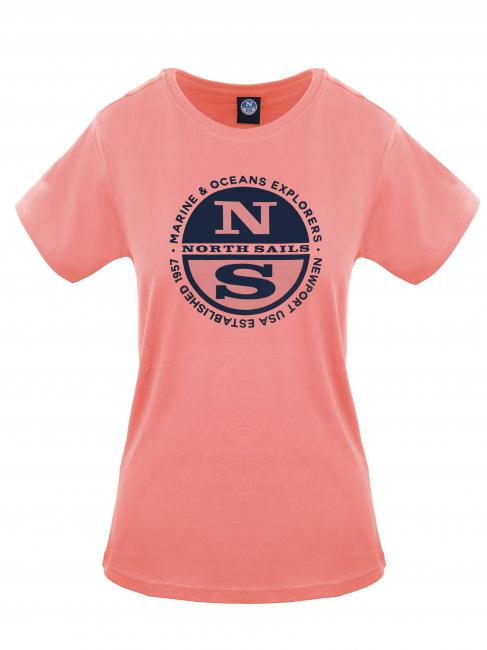 NORTH SAILS MARINE & OCEANS T-shirt en cotton Rose - T-shirt