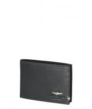 AERONAUTICA MILITARE FLAG Portefeuille en cuir, avec porte-monnaie - Portefeuilles Homme