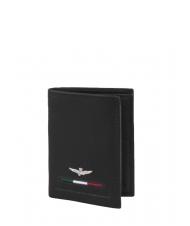 AERONAUTICA MILITARE FIGHTER Portefeuille vertical en cuir - Portefeuilles Homme