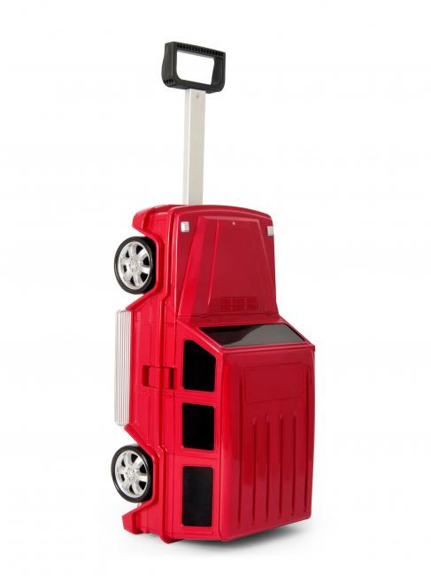 WELLY RIDAZ licenza MERCEDES Chariot à bagages à main pour enfants rouge - Valises cabine