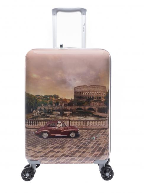 YNOT PRINT CASE Chariot à bagages à main millésime rome - Valises cabine