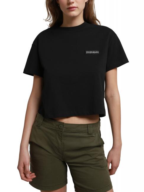 NAPAPIJRI S-MORGEN W T-shirt col rond en coton noir 041 - T-shirt