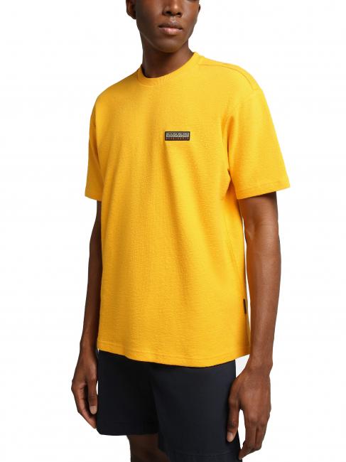 NAPAPIJRI S-MAEN SS T-shirt en cotton jaune fondu - T-shirt