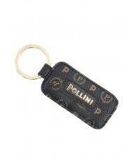 POLLINI HERITAGE Porte-cl&eacute;s imprim&eacute; logo Noir - Porte-cl&eacute;s - 1