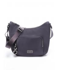 SAMSONITE KARISSA 2.0 Petit sac hobo avec bandouli&egrave;re &eacute;co gris fonc&eacute; - Sacs pour Femme - 1