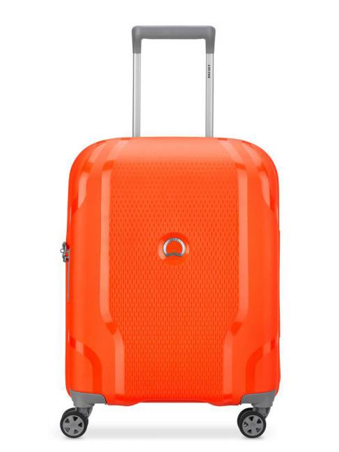 DELSEY CLAVEL  Chariot à bagages à main fin et ultraléger rouge orange - Valises cabine