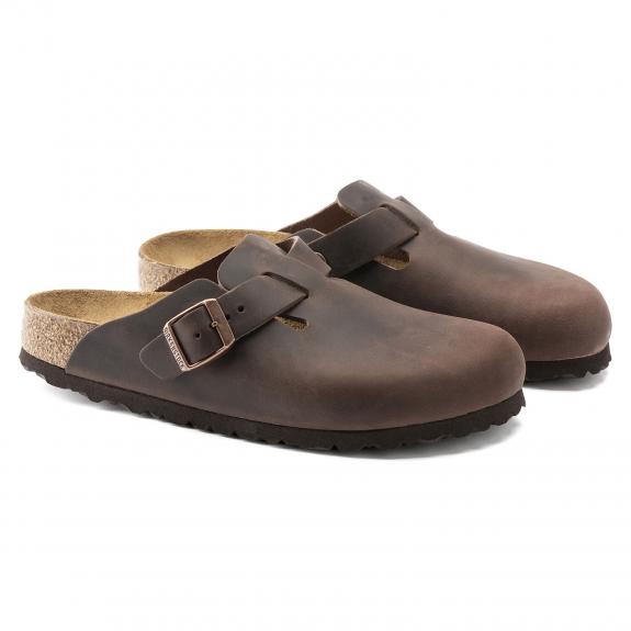 BIRKENSTOCK BOSTON Sandale sabot en cuir La Habana - Chaussures unisexe