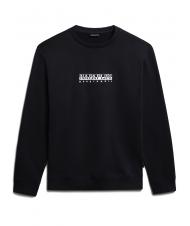 NAPAPIJRI B-BOX Sweat-shirt &agrave; col rond et logo blu marine - Pulls molletonn&eacute;s - 1