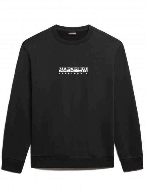 NAPAPIJRI B-BOX Sweat-shirt à col rond et logo noir 041 - Pulls molletonnés