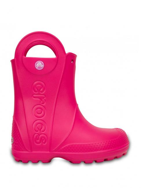 CROCS RAIN BOOT K Bottes de pluie rose bonbon - Chaussures de bébé