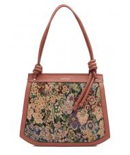 COCCINELLE ALLURE Tapestry Sac &agrave; bandouli&egrave;re avec broderie en tissu mult.almo / cinna - Sacs pour Femme - 1