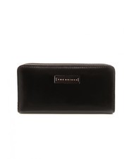 THE BRIDGE LEDA Grand portefeuille en cuir black Gold - Portefeuilles Femme - 1