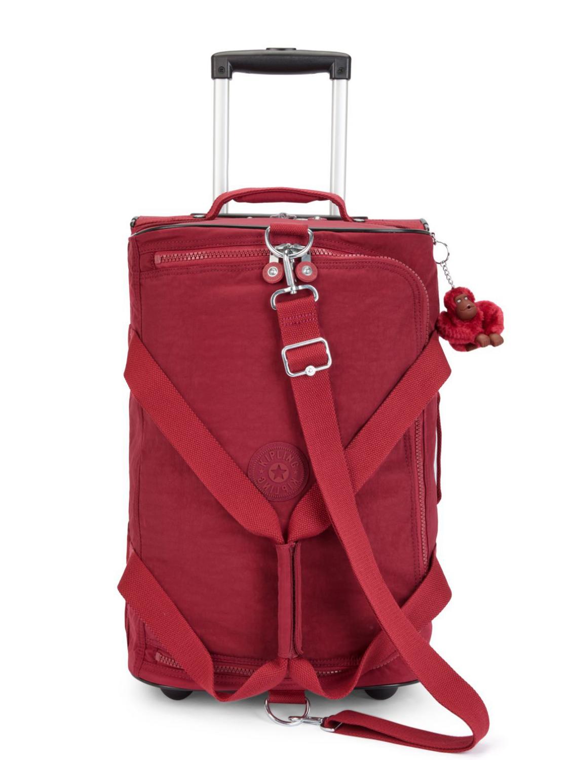 Kipling Teagan S Sac De Bagage Main Trolley Rubis Royal