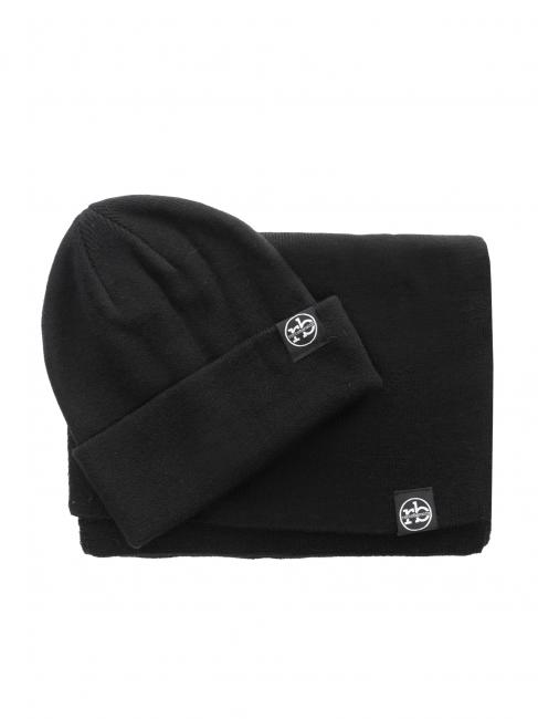 ROCCOBAROCCO Set sciarpa e berretto beanie  noir - Écharpes