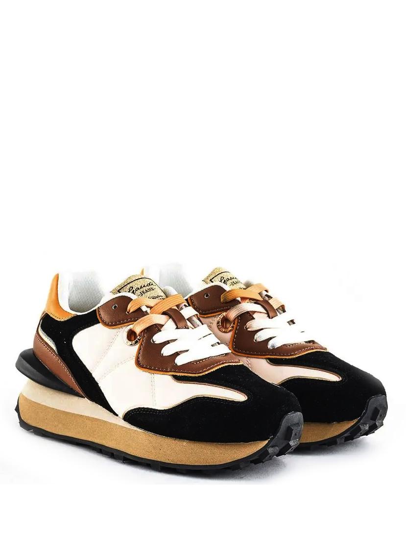 Gaud Iside Sneaker En Cuir Et Tissu Glace Noir Achetez Prix
