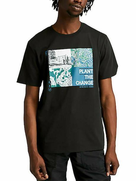 TIMBERLAND MEN'S NATURE NEEDS HEROES T-shirt en cotton NOIR - T-shirt