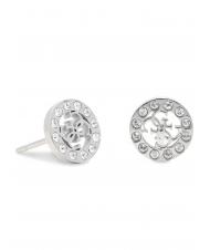 GUESS 4G LOGO CRYSTAL STUD Des boucles d'oreilles ARGENT - Boucles d'oreilles - 1