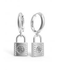 GUESS 4G PADLOCK HUGGIES Des boucles d'oreilles ARGENT - Boucles d'oreilles - 1