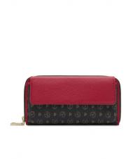 POLLINI HERITAGE  Grand portefeuille avec poche laque noire - Portefeuilles Femme - 1