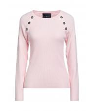JOHN RICHMOND KHALED Pull &agrave; boutons rose - Chandails pour femmes - 1