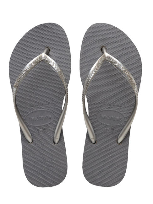 HAVAIANAS SLIM FLATFORM Tongs SLIM FLATFORM pour femmes acier / gris - Chaussures Femme
