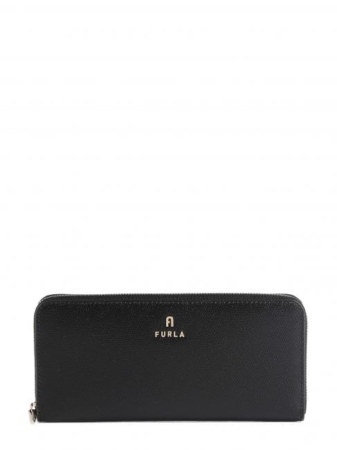 FURLA CAMELIA Portefeuille zippé Noir - Sacs en Bandoulières pour Homme
