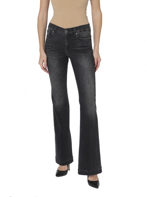 LIUJO AUTHENTIC Straight Jeans pour femmes den.black top authentique - Jeans