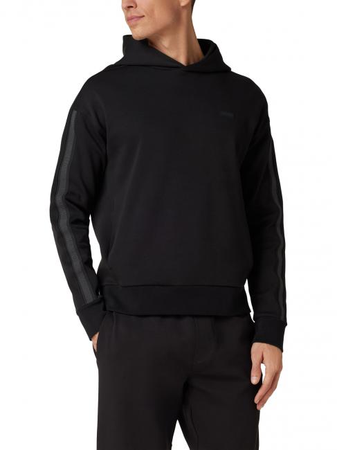 CALVIN KLEIN COMFORT Sweat-shirt avec capuche et logo imprimé Ck Noir - Pulls molletonnés