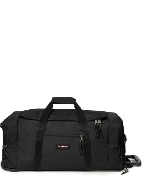 EASTPAK LEATHERFACE L Grand sac à roulettes NOIR - Valises Semi-rigides